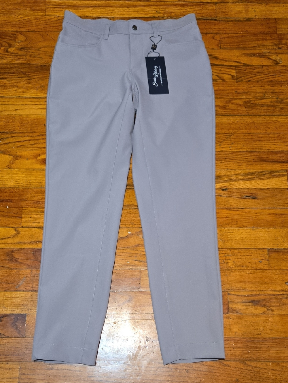 NWT State And Liberty Athletic Fit Stretch Tech Chino Pants Men’s 32/30 Gray